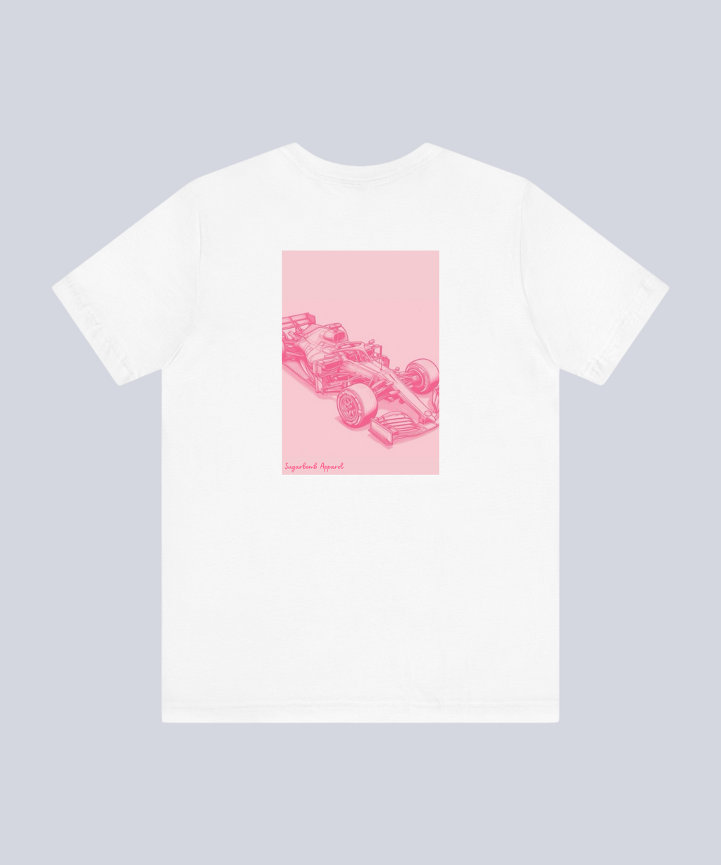 "F1 Car Pink" T-Shirt