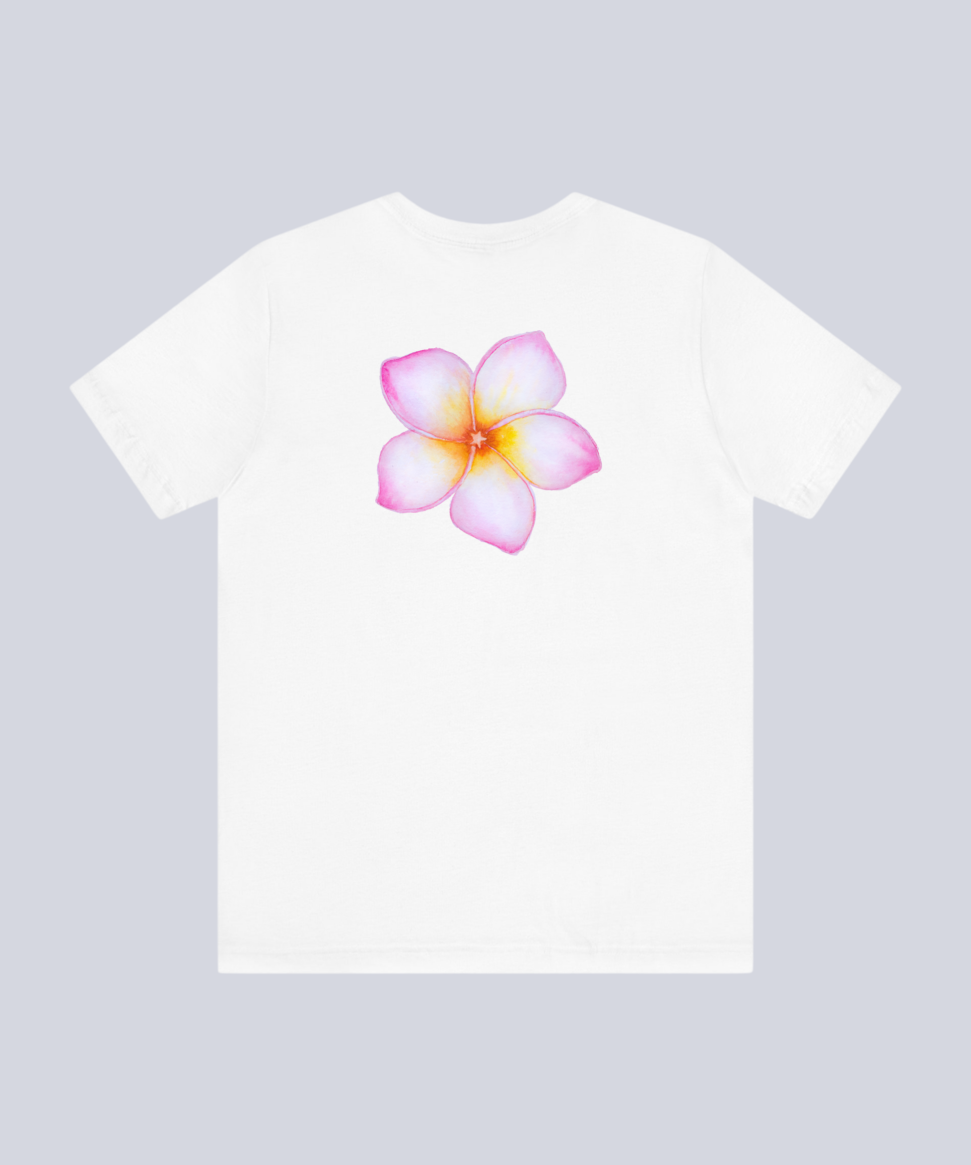 "Pink Plumeria Flower" T-Shirt