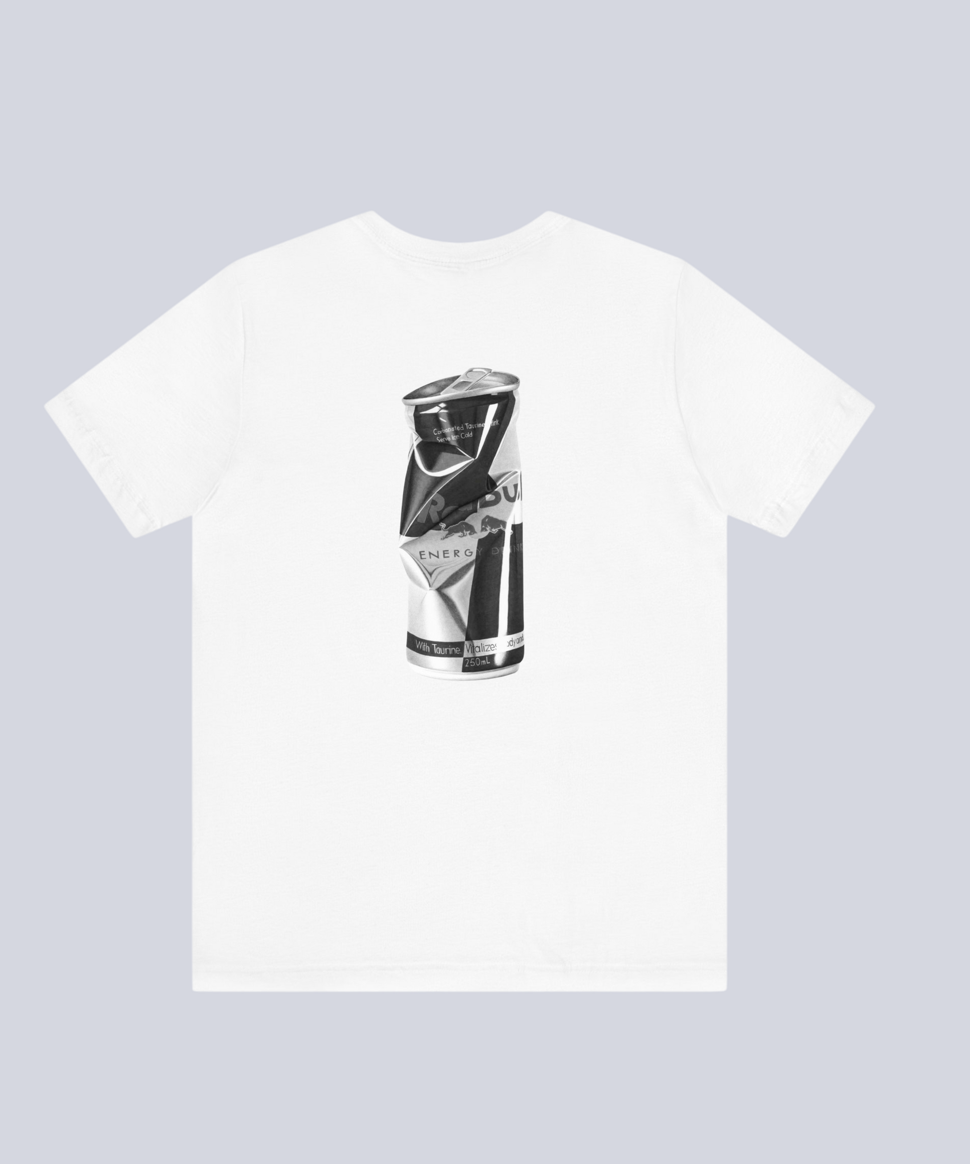 "Crumpled Can B&W" T-Shirt
