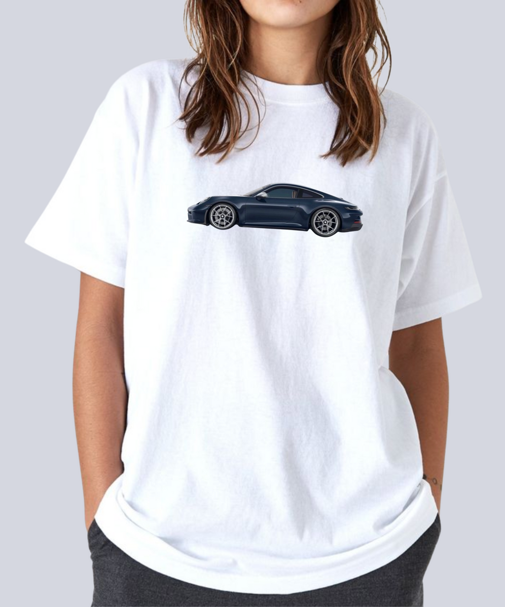"Navy Blue Porsche 911" T-Shirt