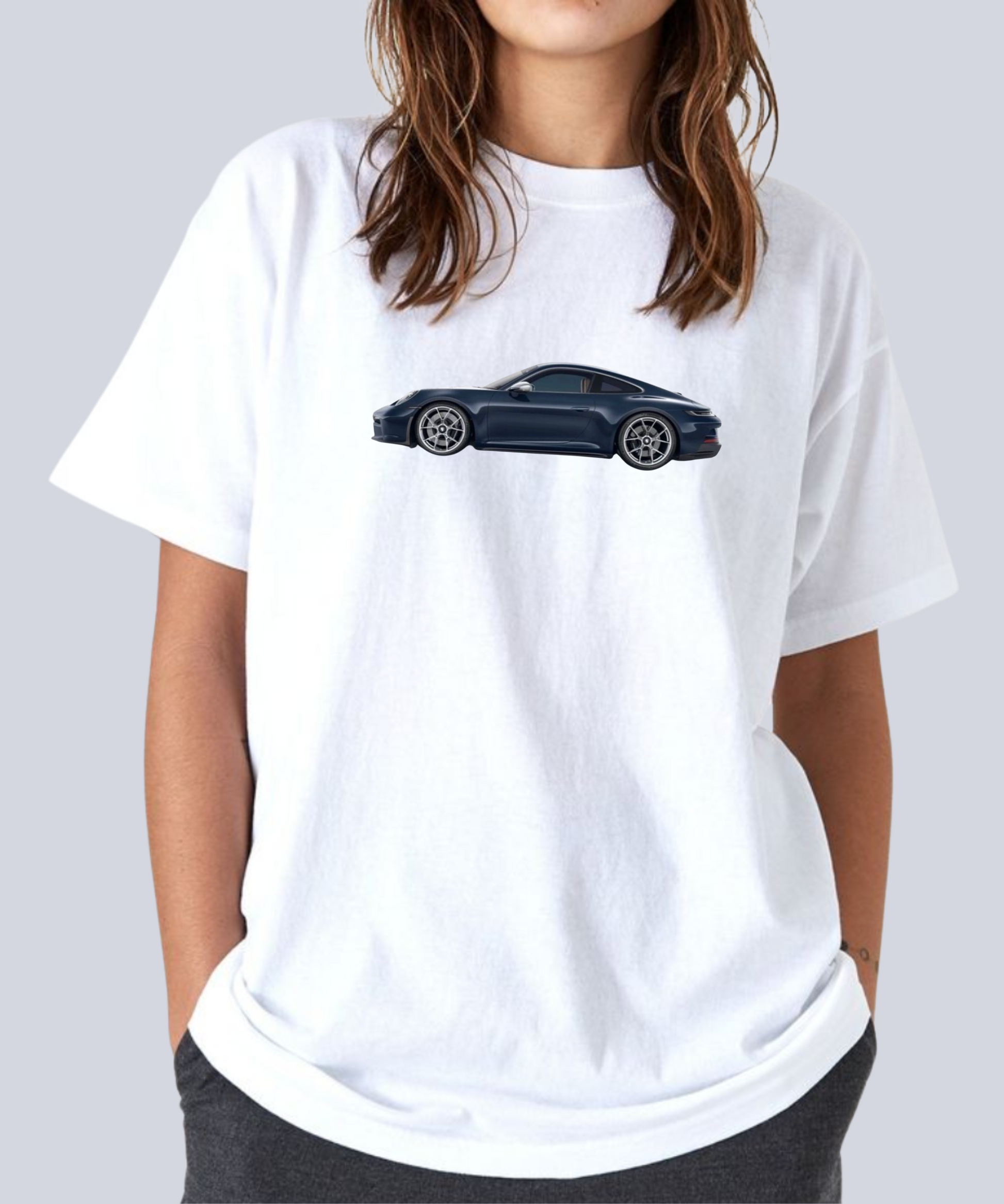 "Navy Blue Porsche 911" T-Shirt