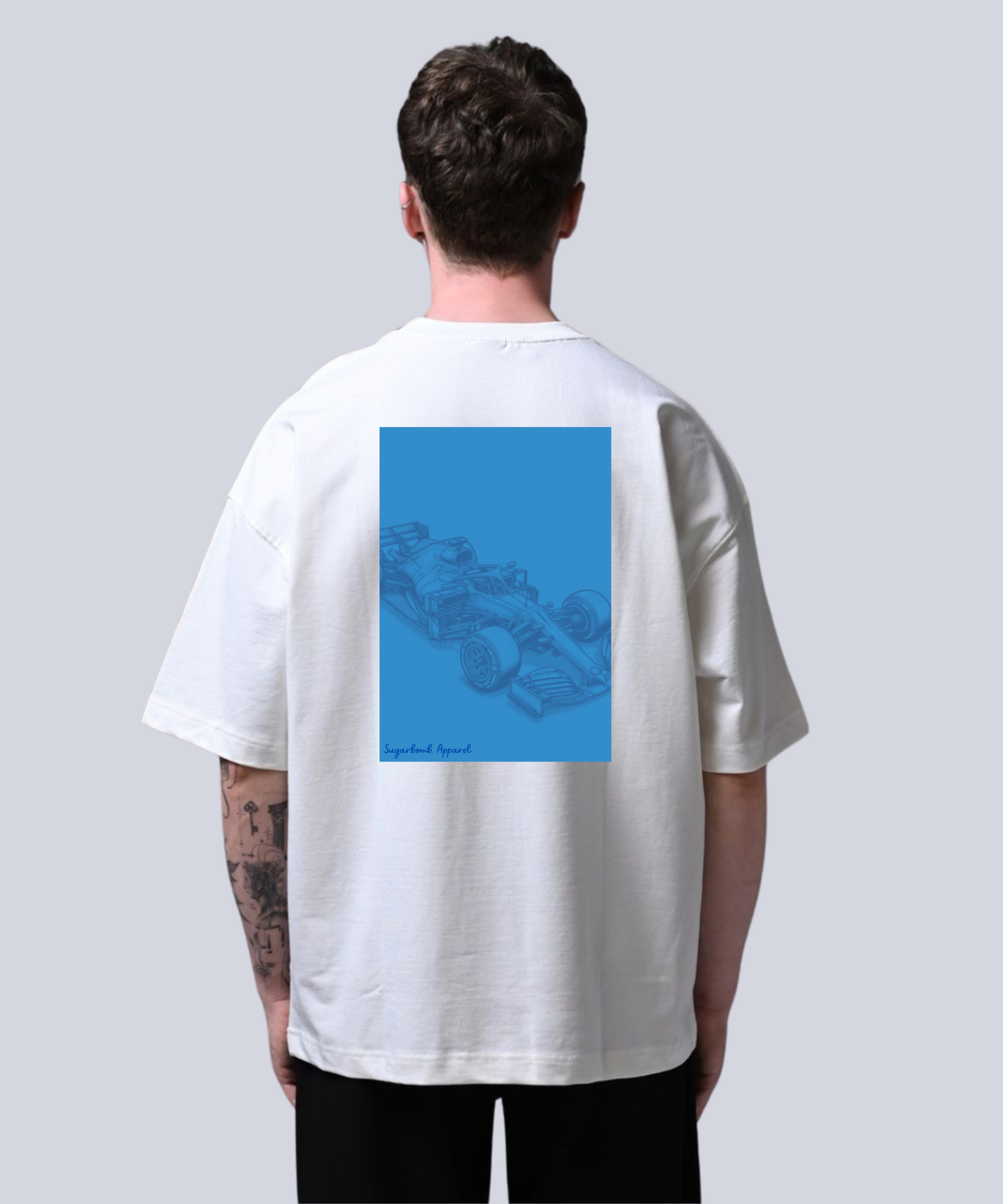 "F1 Car Blue" T-Shirt