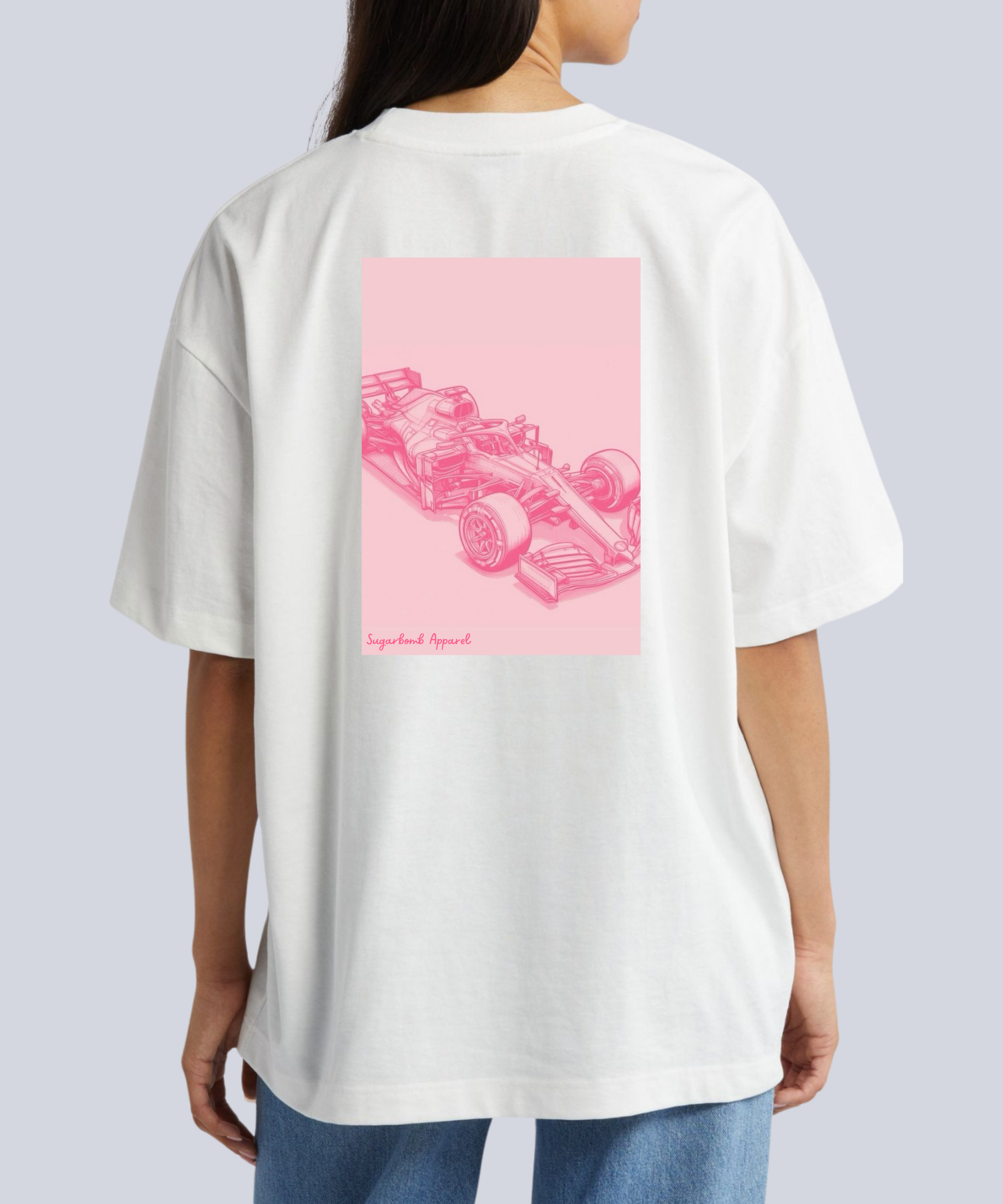 "F1 Car Pink" T-Shirt