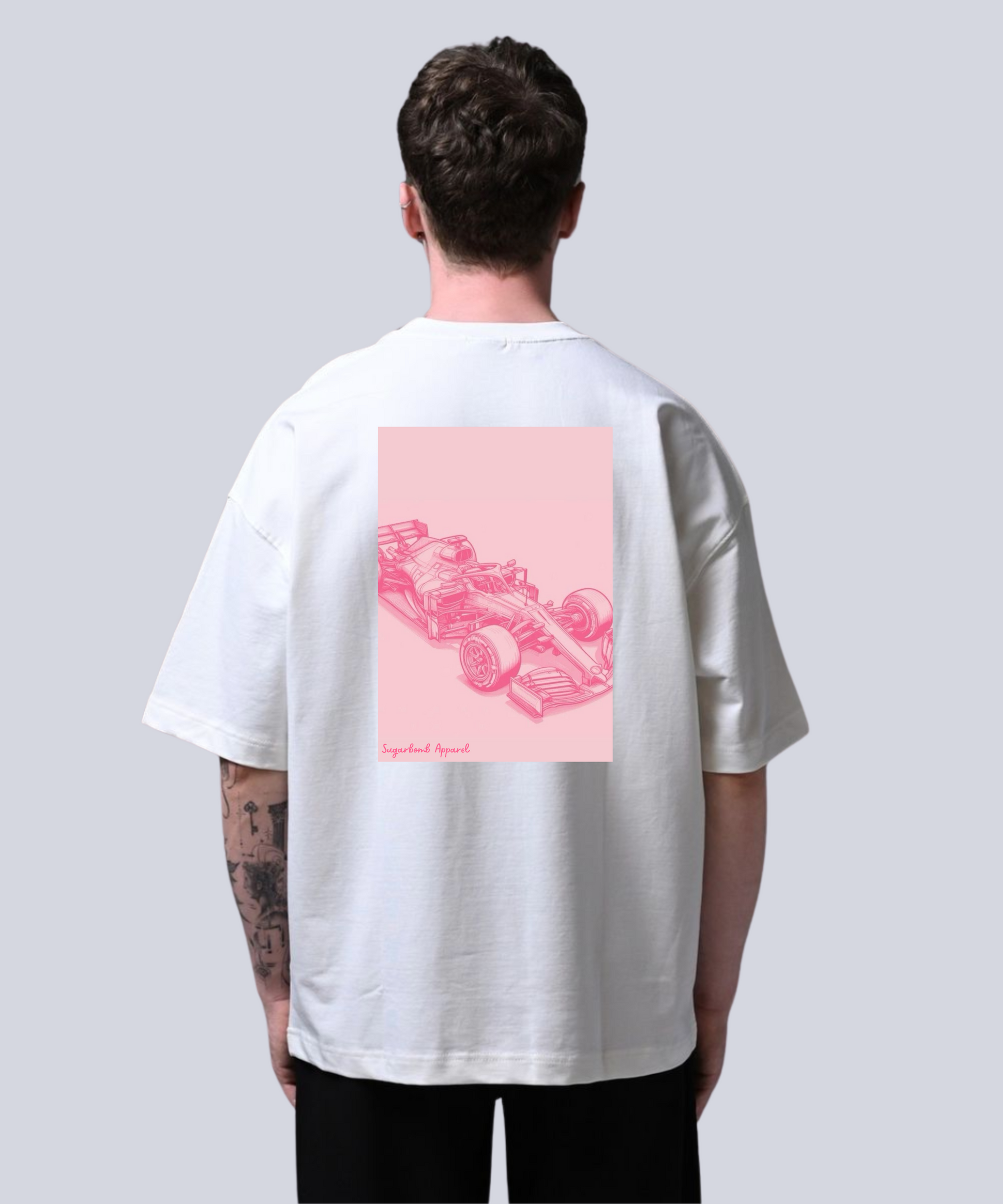 "F1 Car Pink" T-Shirt