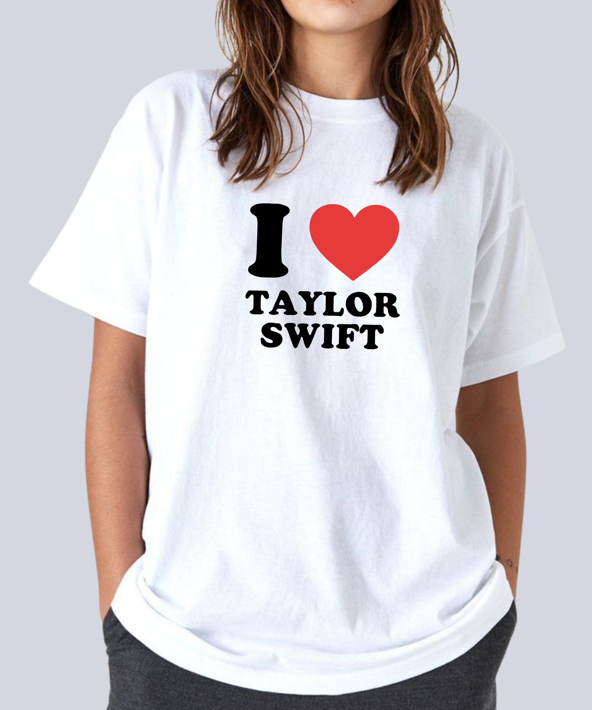 "I ❤️ Taylor Swift" (Front Print) T-Shirt