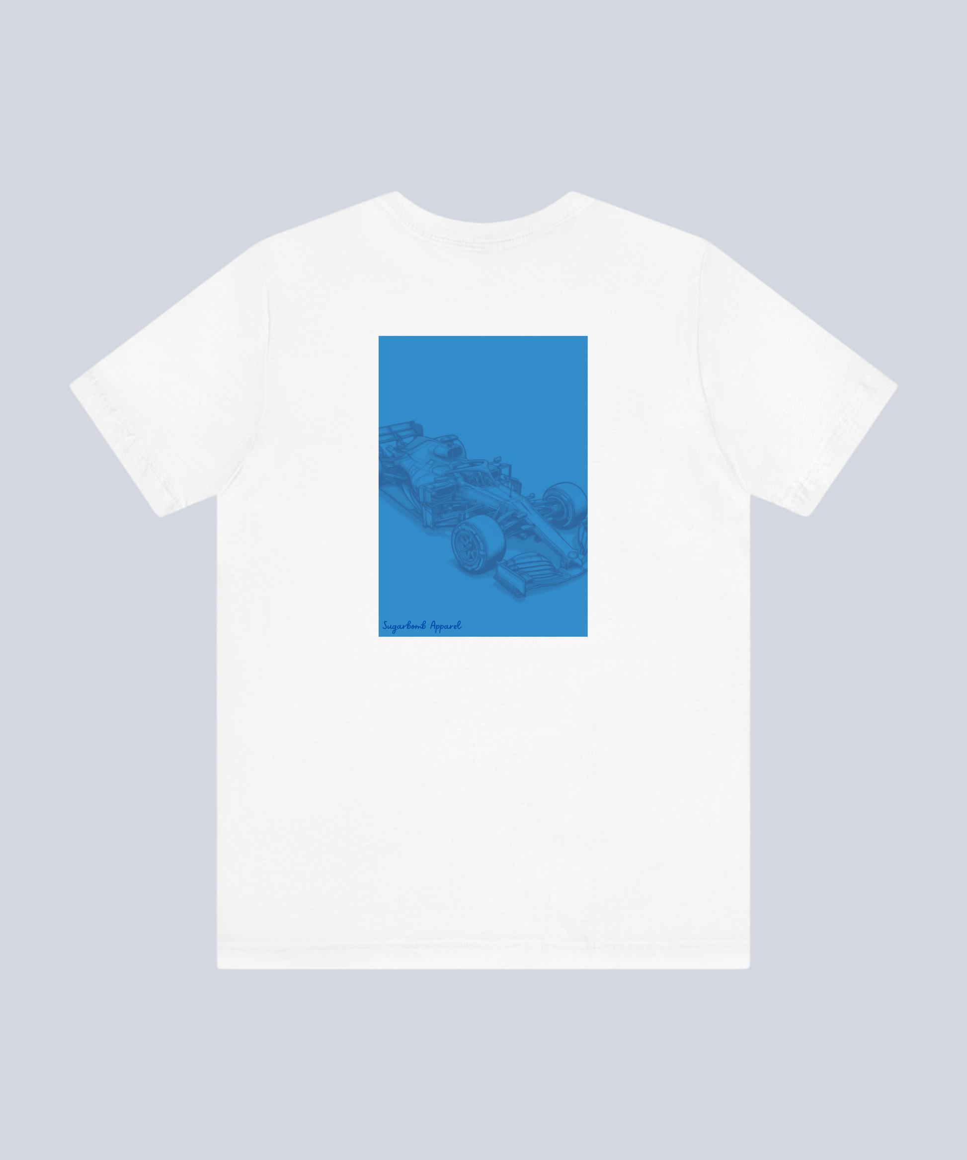 "F1 Car Blue" T-Shirt