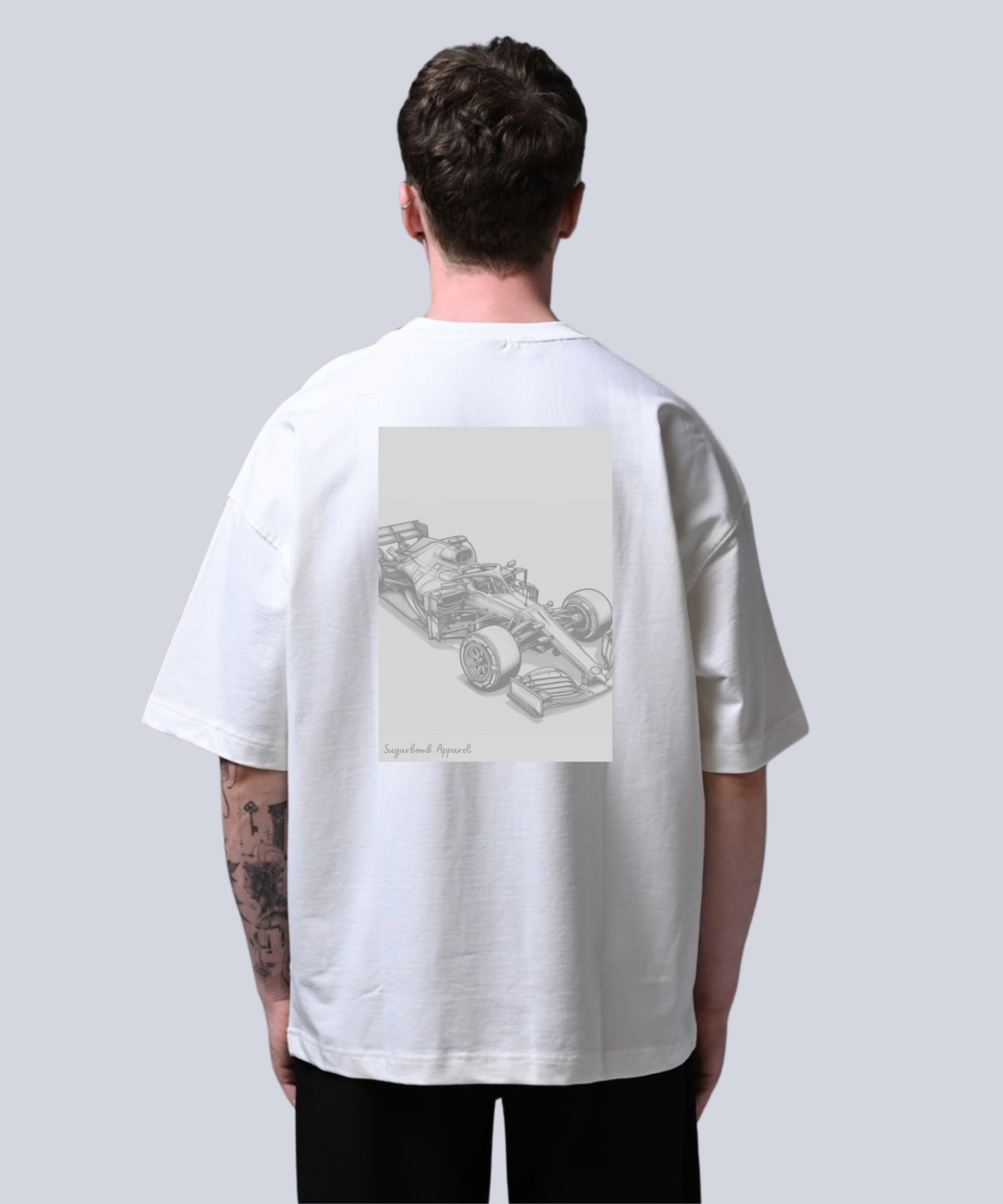 "F1 Car Grey" T-Shirt
