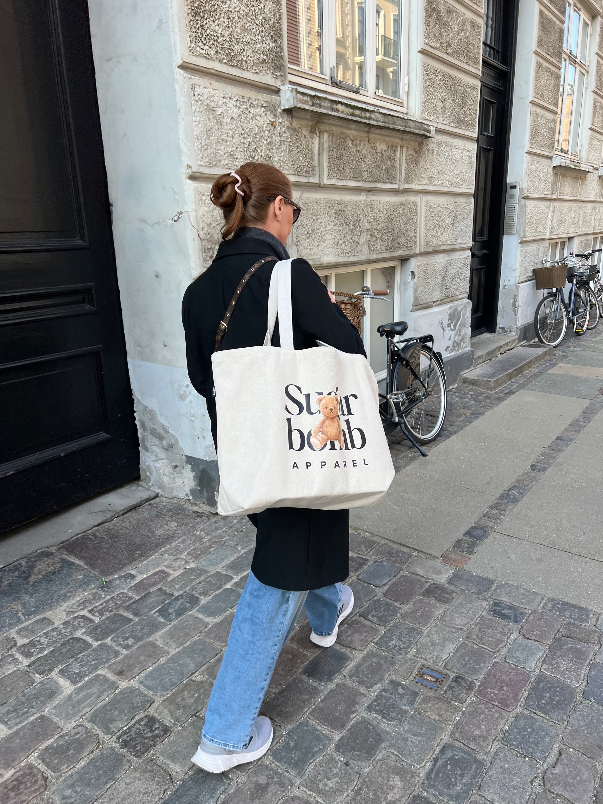 "Teddy Logo" Maxi Tote