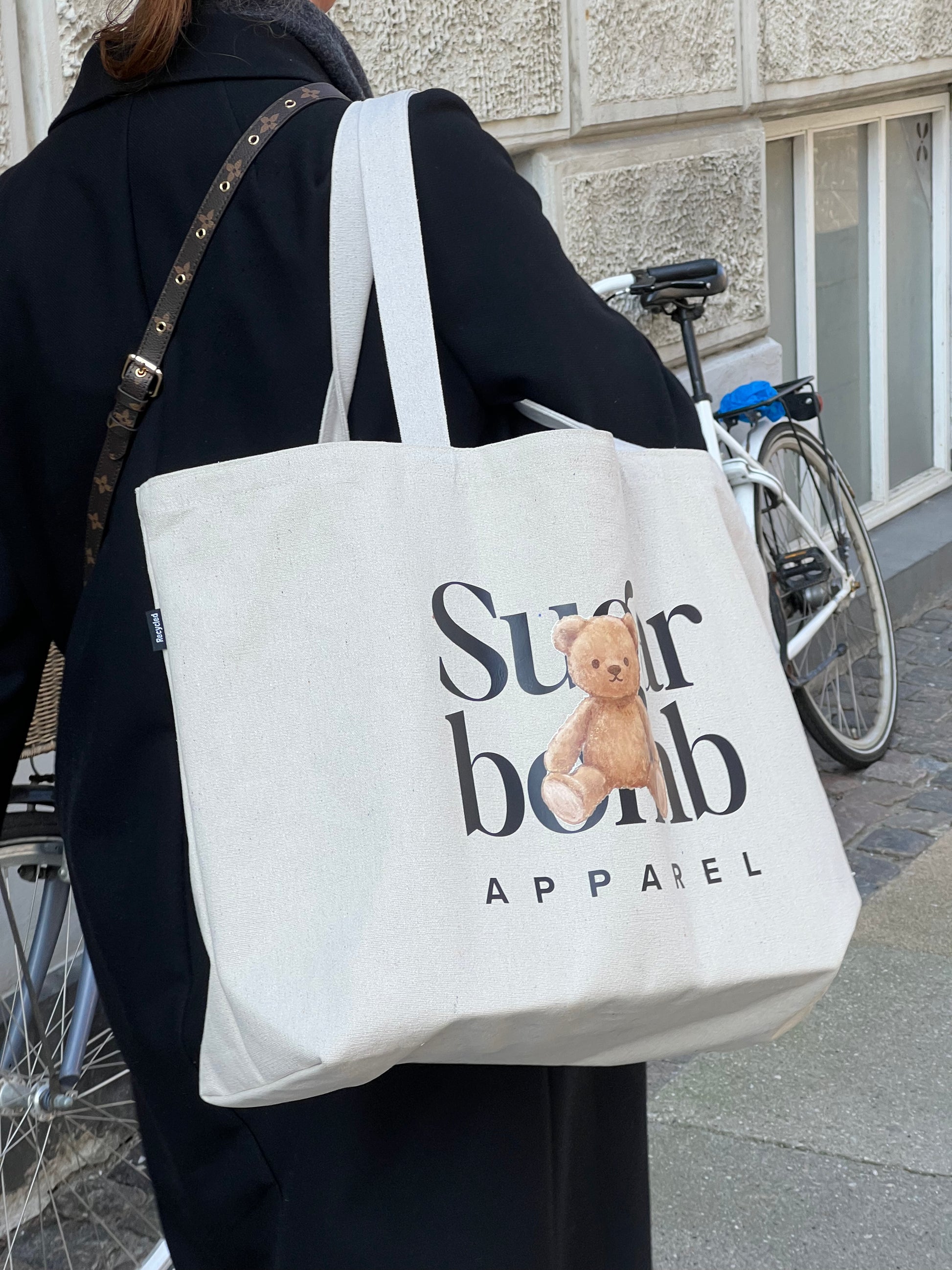 "Teddy Logo" Maxi Tote