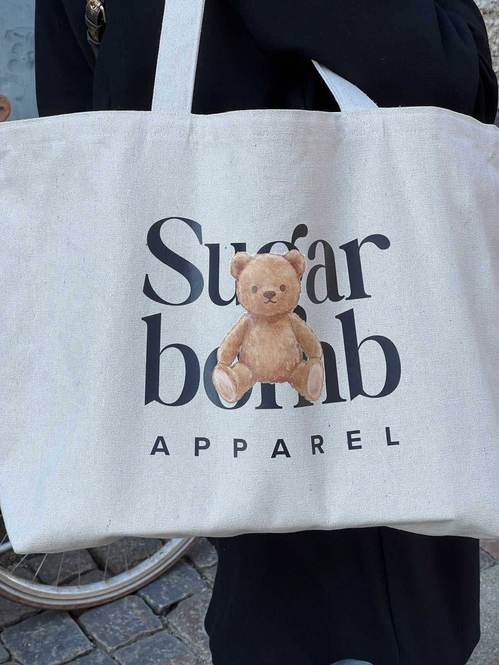 "Teddy Logo" Maxi Tote