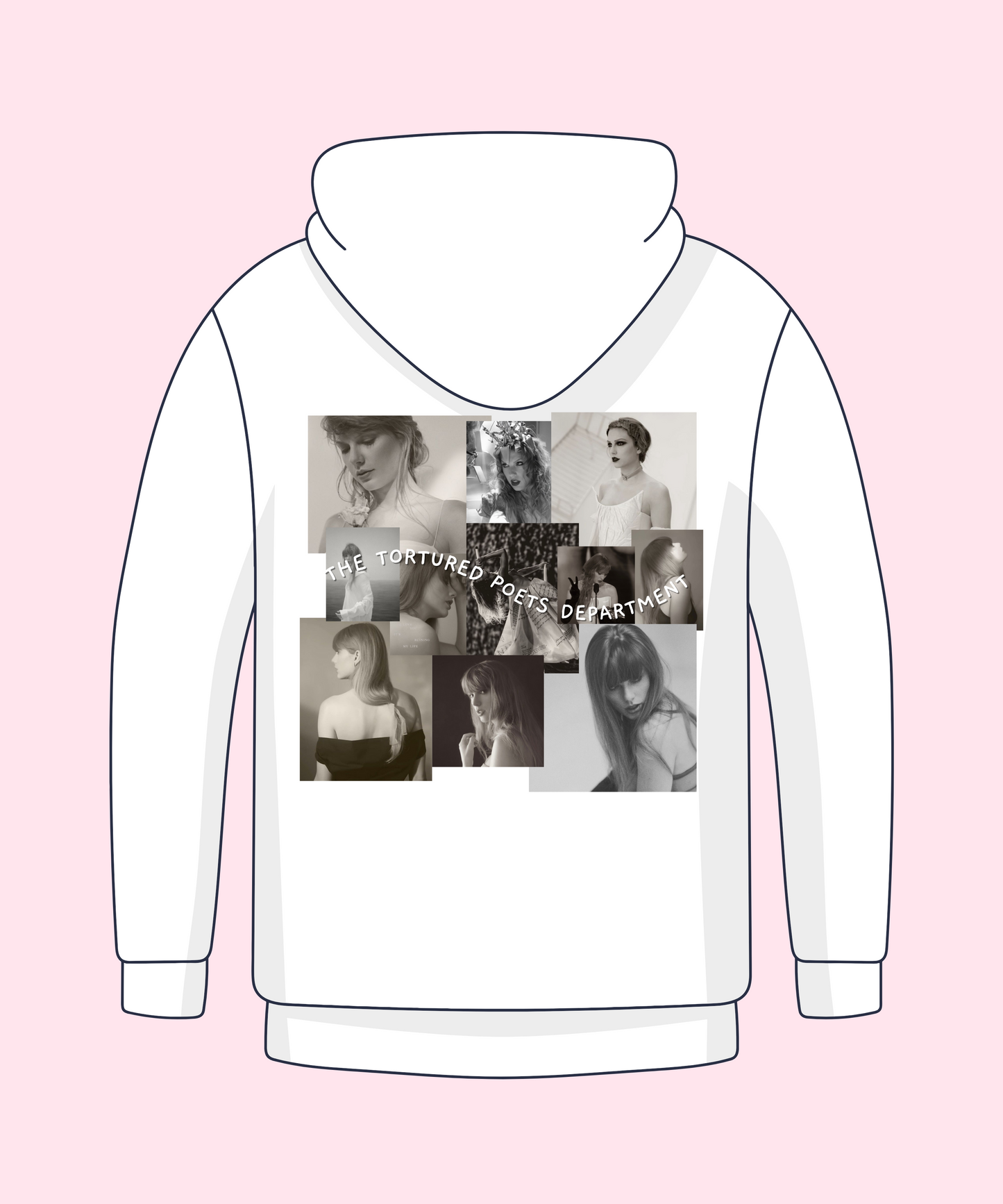 Swiftie TTPD Collage Hoodie